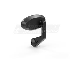 BS072B | Rizoma Reverse Retro Bar End Mirror, Black - Requires