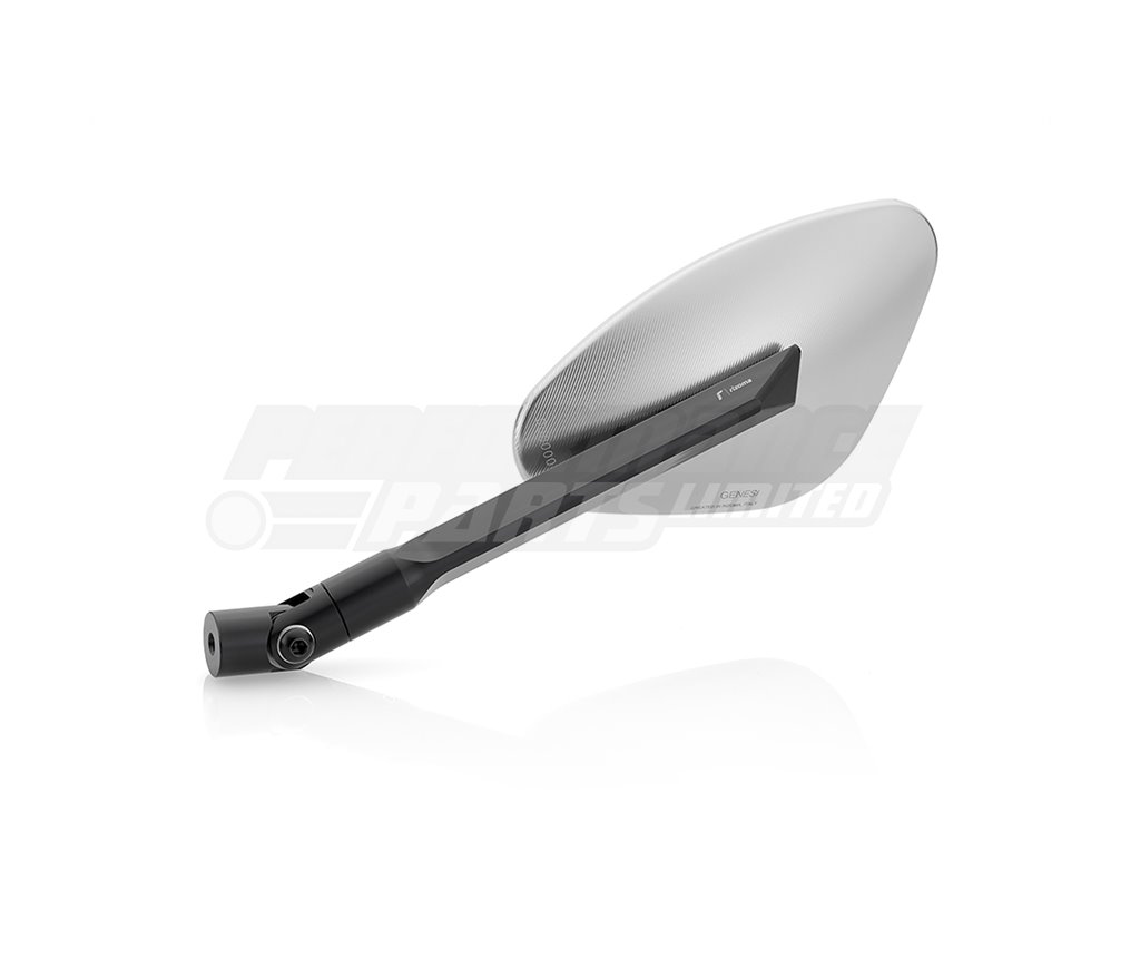 BS173A | Rizoma Genesi Mirror, Right hand, Silver (other colours