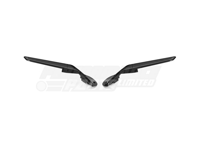 BSS060B - Rizoma Stealth Mirror, Black, other colours available - Per pair. Bike specific adapter integral.