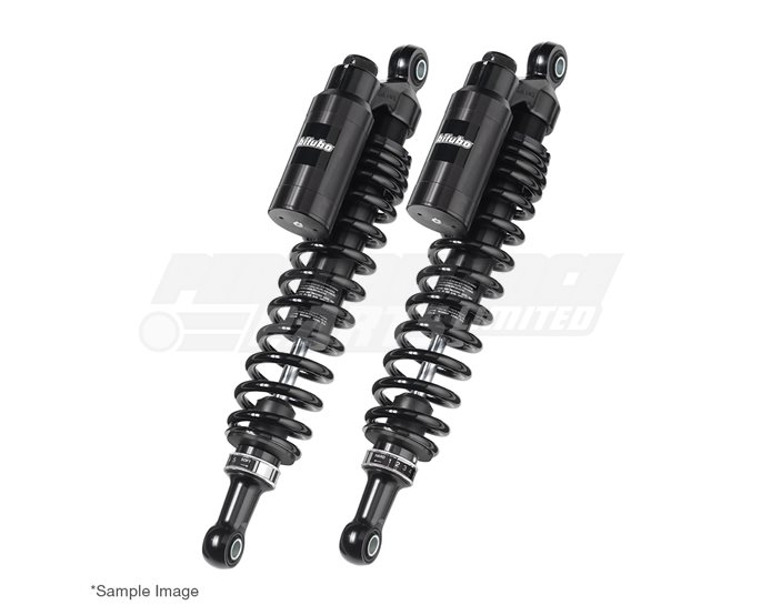 HD024WMT02V2 - Bitubo Twin Shocks, Piggyback, 3-way Adjustable Manual, Black, Length 280mm - Personalised