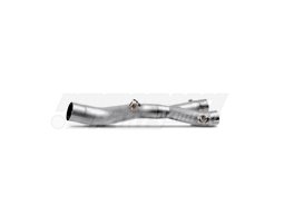 L-Y10SO17 | Akrapovic Titanium De-Cat Link Pipe - Use with Slip-on